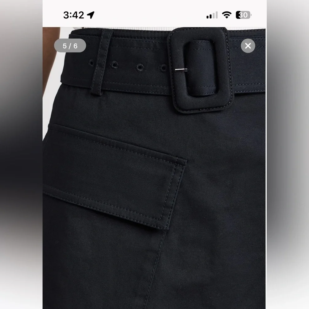 Simkhai “Lisette skort” in black. Size 2. - Picture 2 of 5